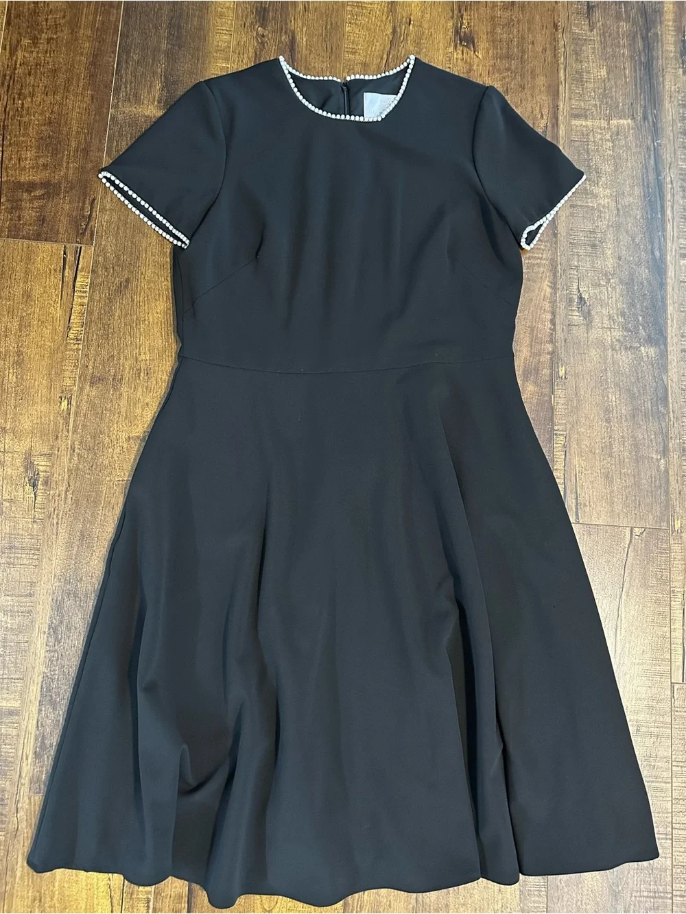 Victoria Dress with Pearl Trim - Picture 2 of 12